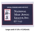 thumbnail image 3 of 2024 Mahjong Cards, Mahjong Cards Official Standard Hands And Rules Mahjong Cards 2023 Large Print Mahjong Scorecard, 3 of 4