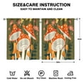 thumbnail image 2 of Mushroom Curtains-Blackout Curtains Bedroom Decor Living Room Darkening Grommet Window Drapes 2 Panels Set 53x63 inch, 2 of 2