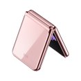 thumbnail image 4 of Funda Transparente Para Teléfono Compatible Con Samsung Galaxy Z Flip3 Funda Protectora Antihuellas Dactilares Carcasa De Galvanoplastia Plegable Con Todo Incluido Noticed EL016807-05, 4 of 5