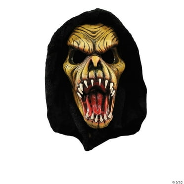 Morris Costumes - s Classic Zagone Studios Collection 1977 Green Fang Overhead Mask - One Size - One Size