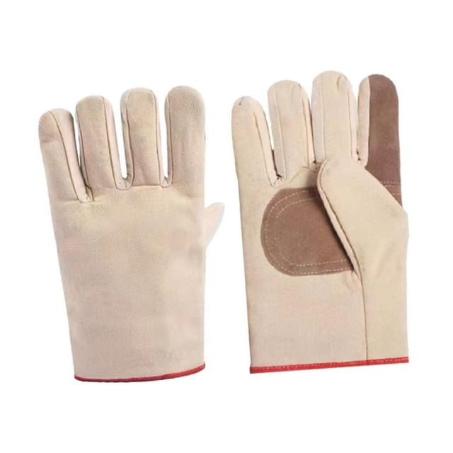 Guantes de trabajo de soldadura, guantes de jardinería para hombres y mujeres, protección multiusos para las , cómodos para acampar en el jardín,
