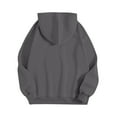 thumbnail image 4 of Green Printed Mens Hoodies for Christmas, Green Design Comfort Colors Pullover Hooded Collar Drawstring Hoodies, Christmas Crewneck Sweatshirts Men (Dark Gray, M), 4 of 5