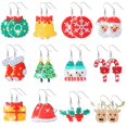 thumbnail image 1 of Kit para hacer aretes navideños con diamantes Remuuly, 12 pares, 1 of 6