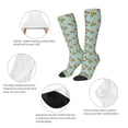 thumbnail image 3 of Naloa Hot Dog Pizza Knee Socks, High Socks Long Stretchy Sock Women Knee High Stocking, Long Socks for Women, 3 of 6