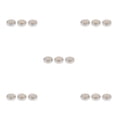 thumbnail image 3 of Advancent 3 Pieces Alloy Euphonium Valve Finger  Instrumental Wind Set Buttons Brass Type2 NO2, 3 of 6