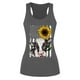 thumbnail image 4 of Blusa sin mangas con cuello redondo y estampado de girasol para mujer Fridja  gh1735, 4 of 4