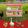 thumbnail image 5 of Metal Chicken Egg Laying Boxes with 3 Compartments, Vented Holes & Swing Perch – Perfect Nesting Solution for Chicken Coop, Chickens, Hens & Ducks, 5 of 8