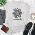 thumbnail image 2 of Namaste Shirt, Unisex Women's Men's Shirt, Chill Shirt, Relax Shirt, Good Vibes Shirt, Heather Ash, Small, 2 of 6