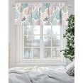 thumbnail image 5 of Ocean Classic Art Valances for Windows Watercolor Starfish Coral Shell Valance Rod Pocket Light Filtering Short Window Treatments Curtains for Kitchen Bathroom Living Room Bedroom, 42 x 12 Inch, 5 of 7