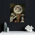 thumbnail image 4 of ONETECH Medieval Renaissance Cats Wall Art Set - Cat Wall Decor - Cat Lover Gifts for Women - Cat Poster - Kitty Cat Decorations - Cute Kitten Decor -  Unique Cat Funny Art Prints, 4 of 4