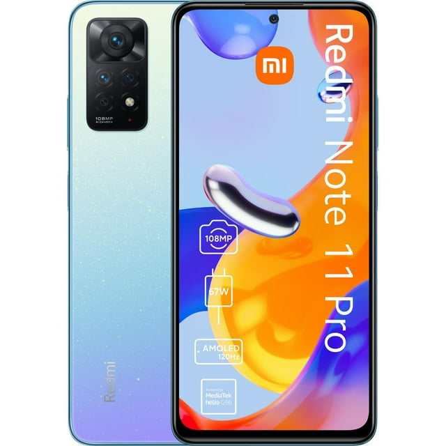 Xiaomi Redmi Note 11 Pro 4G 128GB + 6GB Azul Estrella Reacondicionado