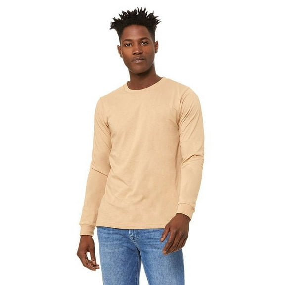 The Unisex Jersey Long-Sleeve T-Shirt - SAND DUNE - M