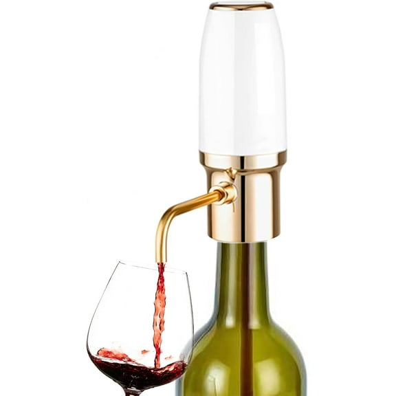 Electric Wine Aerator Dispenser: Automatic Wine Aerator Pourer Spout, Electric Wine Decanter with Aerator USB Rechargeable, One Touch Red Wine Accessories Aeration, Gifts for Wine Lovers