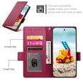 thumbnail image 4 of Allytechgroup Versatile Wallet Case for Google Pixel 7 Pro, Stylish Flip Cover with Card Slots RFID Blocking Phone Case for Women Men, Winered, 4 of 6