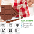 thumbnail image 4 of Molde Silicon para Barras  y Tabletas para Chocolates Malubero, Marron, 4 of 5