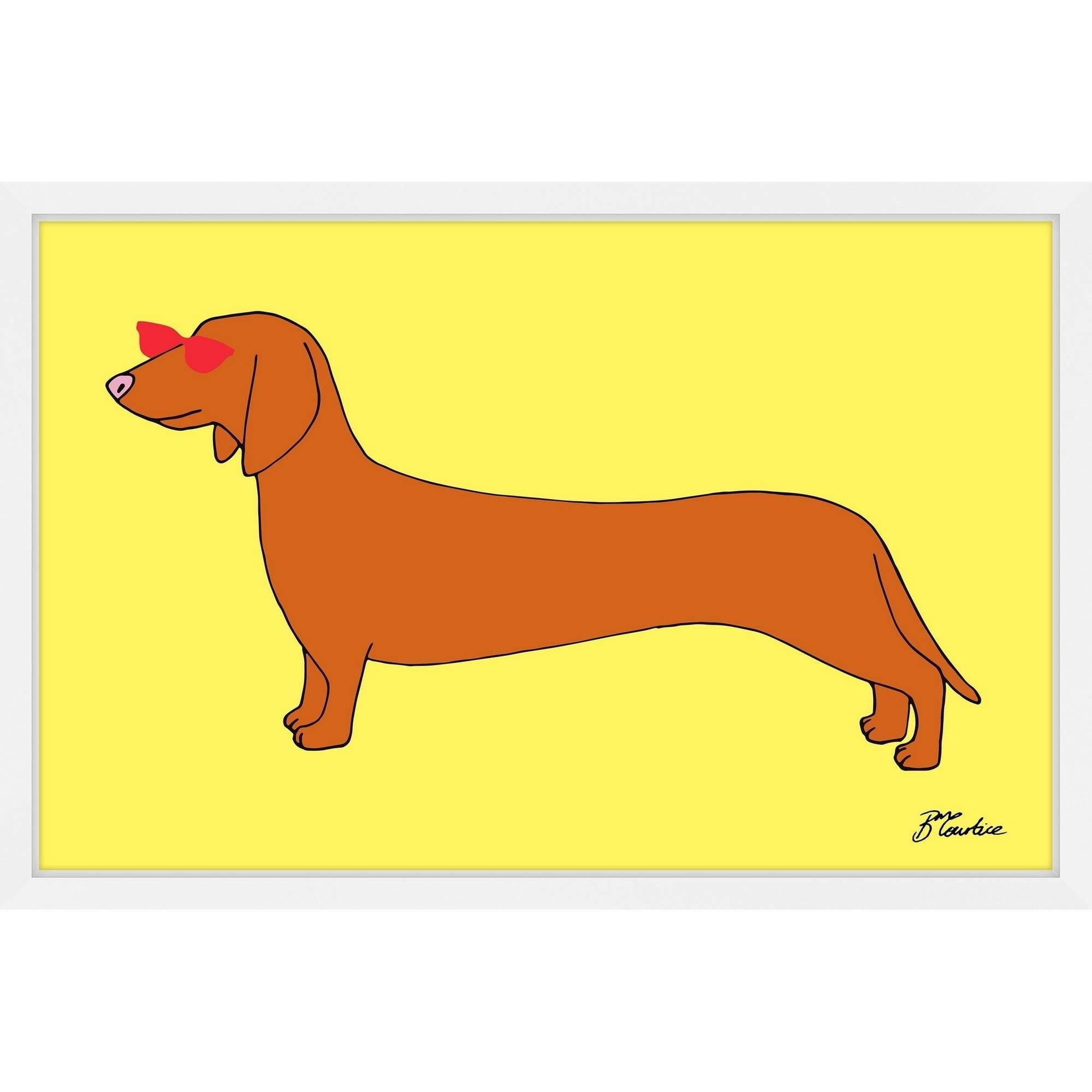 "Sausage" Framed Painting Print