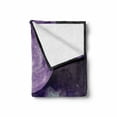 thumbnail image 2 of Mystic Soft Flannel Fleece Throw Blanket, Fantasy Dark Night in Earth Cosmos Galaxy Planet Celestial Large Moons Comets, Cozy Plush for Indoor and Outdoor Use, 60" x 80", Purple Black, by Ambesonne, 2 of 6