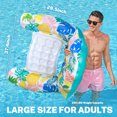 thumbnail image 7 of Livhil Pool Floats for Adults- XL Inflatable Pool Floats with Canopy, Pool Chair Lounge Float, 7 of 7