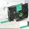 thumbnail image 5 of GREENCYCLE 2 Pack Compatible for Brother TZe-735 TZ-735 TZ735 TZ735 TZe Tape 12mm 0.47'' Laminated White on Green Label Tapes use in P-Touch PT-D210 PT-D400 PT-D600 Labeler Label Maker 26.2ft 8m, 5 of 7