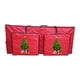 thumbnail image 1 of Bolsa de almacenamiento para árbol de Navidad, contenedor, asas reforzadas, tela Oxford grande, ideal para Navidad. Estilo A, 1 of 9