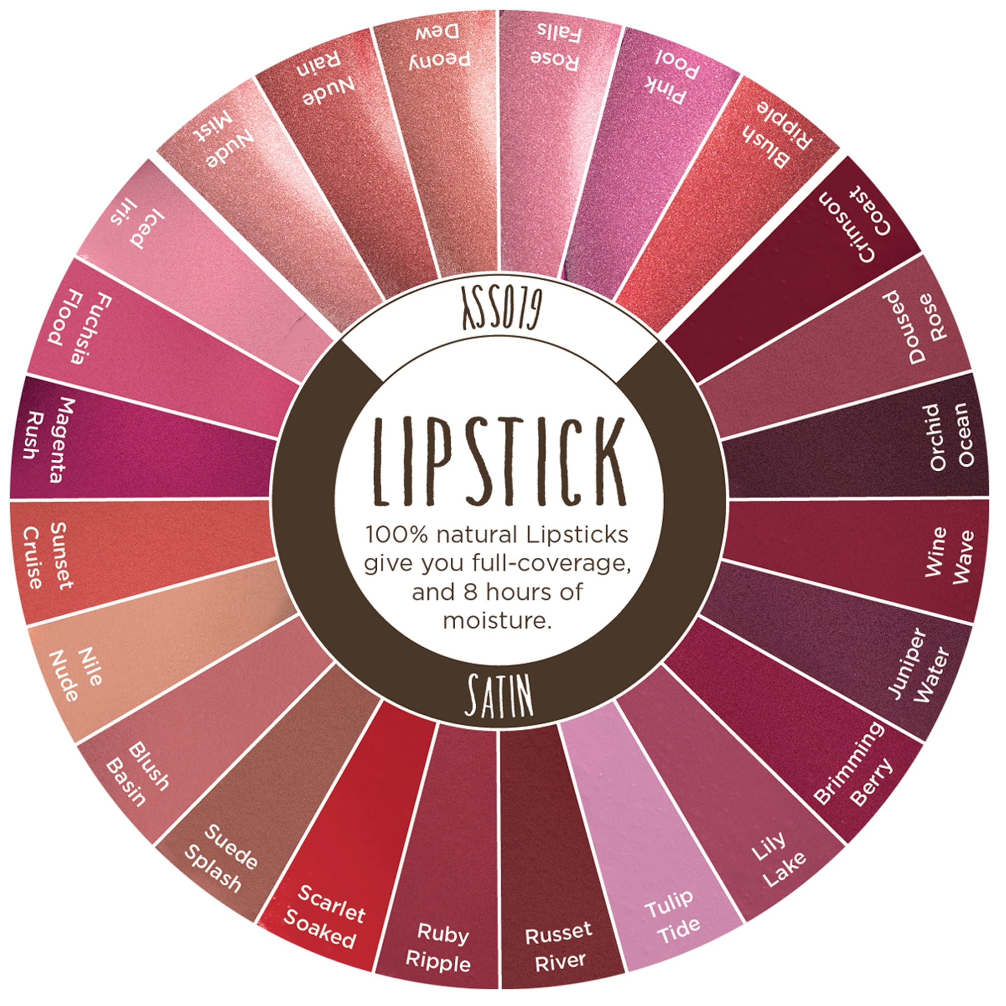 Burt S Bees Lip Color Chart