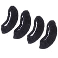 thumbnail image 1 of FELTECHELECTR 2 pares de fundas elásticas de patinaje para niños, de felpa, absorbentes de agua, para hockey sobre hielo (negro, talla XL), 1 of 6