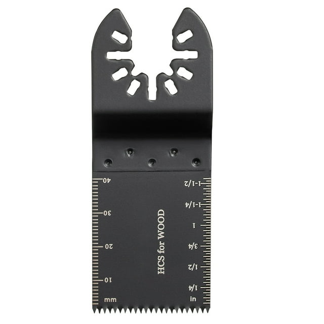 KFFKFF 100PCS Oscillating Saw Blades, Quick Release Multitool Blades Kit, HCS Tool Blades for Wood Plastic, Compatible with Dewalt Dremel Fein Worx Bosch