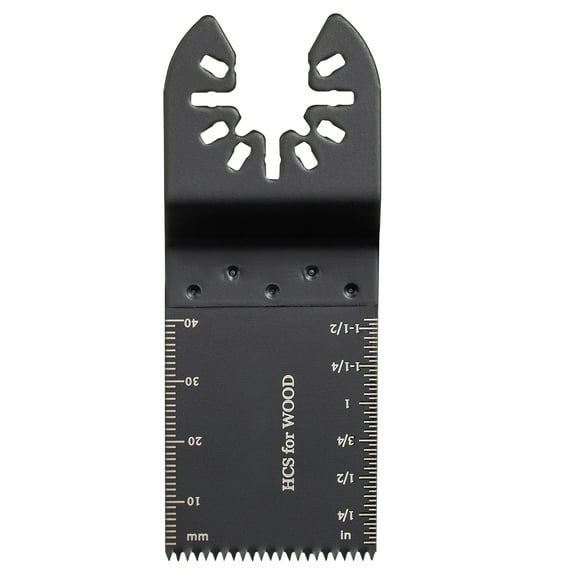 KFFKFF 100PCS Oscillating Saw Blades, Quick Release Multitool Blades Kit, HCS Tool Blades for Wood Plastic, Compatible with Dewalt Dremel Fein Worx Bosch