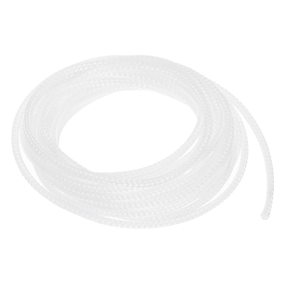 PET Expandable Sleeving 10ft 1/8" Clear Cable Management Sleeve Cord Organizer for Wrap Protect Cable