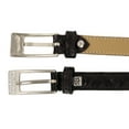 thumbnail image 3 of Renato Balestra Calamaria NR Black Python Leather Womens Belt for womens, 3 of 4