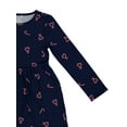 thumbnail image 2 of Wonder Nation Girls Long Sleeve Play Dress, Sizes 4-18 & Plus, 2 of 3
