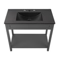 thumbnail image 3 of Modway Altura 36" MDF Ceramic and Particleboard Bathroom Vanity in Gray/Black, 3 of 6