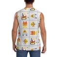 thumbnail image 4 of Disketp Construction Signs Sleeveless Tshirts For Men, Muscle Shirts For Men Dry Fit Tank Top-Xx-Large, 4 of 8