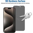 thumbnail image 4 of GLADPURE Tempered GlassPhone Screen Film Protector for iPhone 15 Pro Max, 4 Pack, 4 of 9