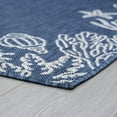 thumbnail image 5 of Bliss Rugs Coastal Indoor Outdoor Rug Water Resistant Runner Rug for Patio, Hallway, Entryway, Deck, Navy ,3' x 10', 5 of 8