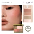thumbnail image 2 of GIRLCULT All-in-One Face Palette, Contour, Highlighter & Dual Blush with Cream-to-Powder Formula, Lightweight Buildable Texture, 2 of 6