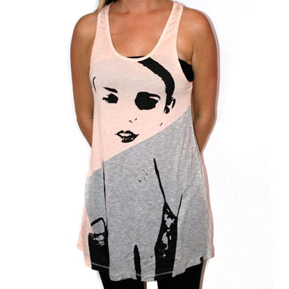 Volcom - Hyde N Seek Silver Juniors Tunic Top - Large
