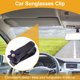 thumbnail image 2 of Clip para gafas de sol de coche Unique Bargains, soporte universal para parasol, ABS negro 7x2.5cm 1 Pcs, 2 of 7
