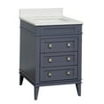 thumbnail image 5 of Eleanor 24" Bathroom Vanity with Marine Gray Cabinet and Quartz Top, 5 of 7