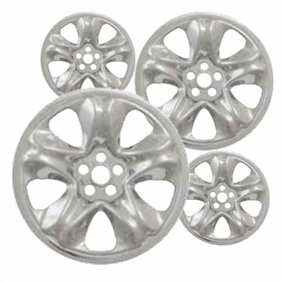 17 inch Chrome ABS Wheel Skins Set Compatible with 2014-2018 Subaru Forester & Impostors for 68813 Wheel Series