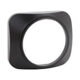 thumbnail image 1 of Camera Lens Hood, Square Metal Anti Glare Hood w Flash Compatibility, Aluminum Alloy Scratch Protection Precise Fit, 1 of 7