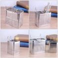 thumbnail image 5 of Organizador de cubiertos de acero inoxidable de 2 piezas, soporte para colgar palillos, escurridor de vajilla, 5 of 5