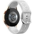 thumbnail image 3 of KOMI Sunflower Engraved No Gap Watch Band, Compatible with Samsung Galaxy Watch 6 44mm 40mm/Galaxy Watch 5 Pro 45mm/Galaxy Watch 5 44mm 40mm/Galaxy Watch 4 44mm 40mm, Silicone Sport Watch Strap Gray, 3 of 7