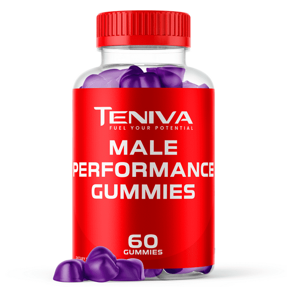 Teniva Gummies Advanced Formula All Natural Vitamin Supplement 60 Gummies