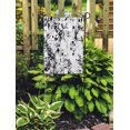 thumbnail image 2 of NUDECOR Abstract Paint Splatter Pattern Ink Splash Black White Blob Blot Garden Flag Decorative Flag House Banner 28x40 inch, 2 of 2