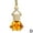 Orange, variant on Vehicle Essential Oil Diffuser Pendant, Glass Air Freshener, Stress Reducing, Assorted Colors