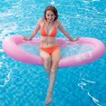thumbnail image 2 of Flotador inflable para piscina, hamaca de agua, sillón reclinable flotante, cama flotante inflable, océano al aire libre de verano oso de fresa Hogar, 2 of 5