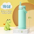thumbnail image 2 of Botella de agua Fimibuke Kids con aislamiento, 530 ml, acero inoxidable, paquete de 2, 2 of 7