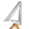 thumbnail image 1 of Retractable Clothes Rack,wall Mounted Folding Clothes Hanger Rack, 1 of 5