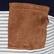 thumbnail image 3 of Blusa ajustada de manga larga a rayas para mujer con camisa de gamuza L, 3 of 8